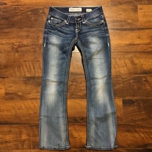 BKE Denim Womans Jeans Stella Bootcut 25 HEMMED